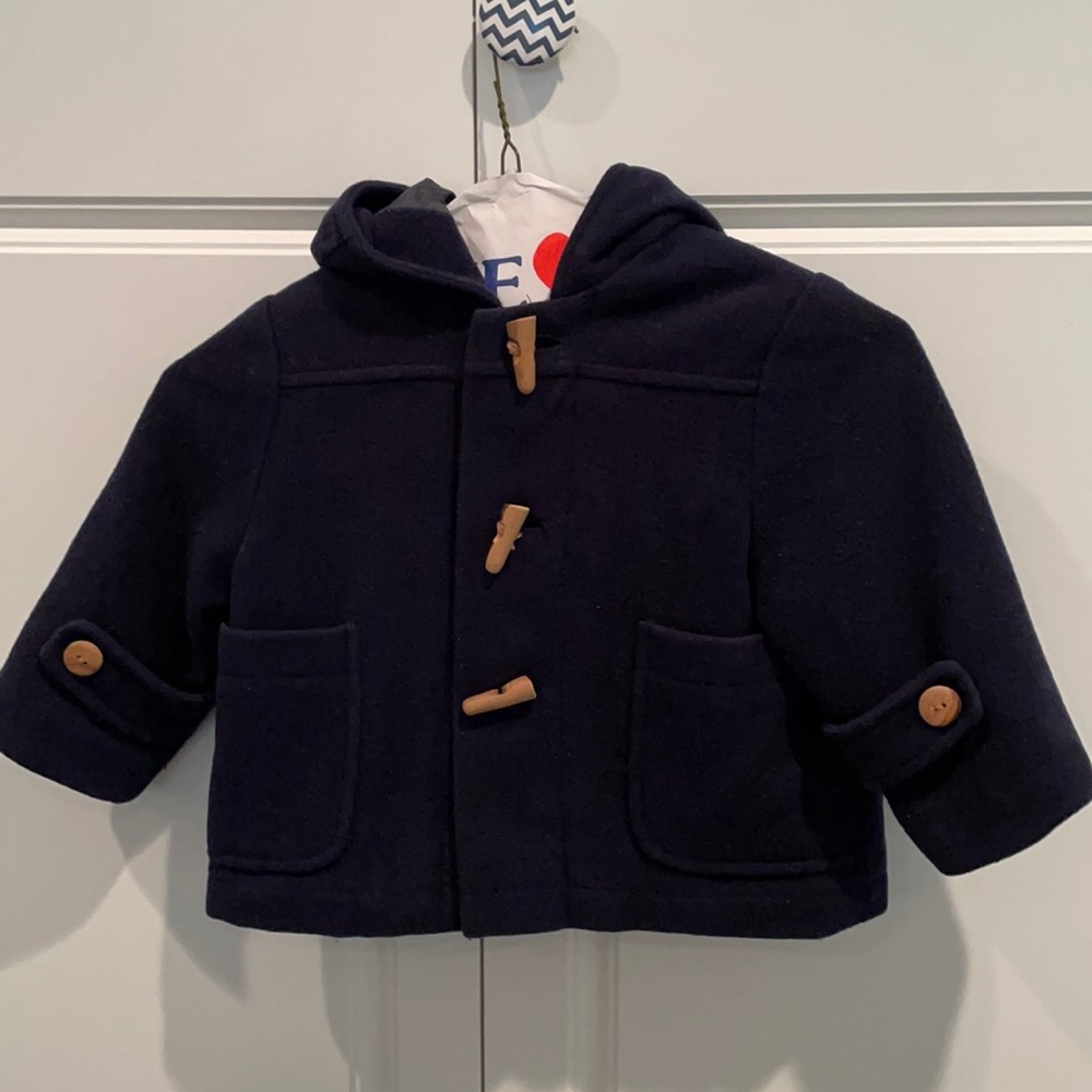 Baby boy winter pea coat